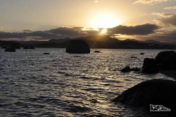 Fim de tarde em Itaguaçú, na parte continental de Florianópolis, capital de Santa Catarina